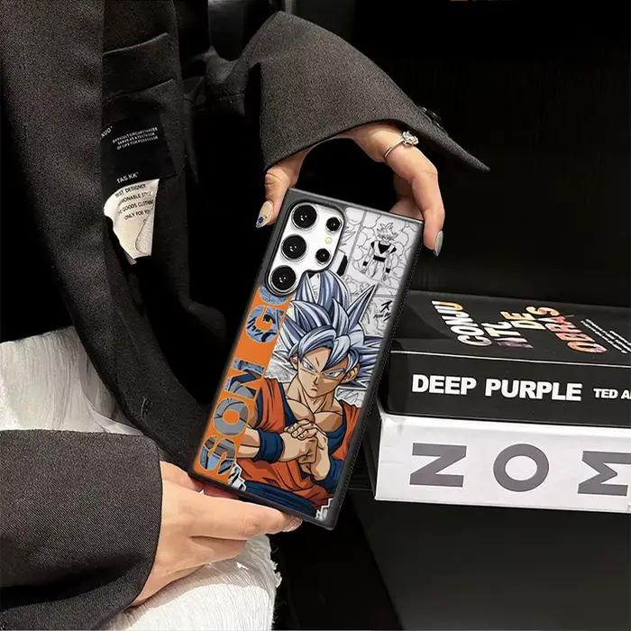 Mignon Anime Dragon Ball 3D changement visuel coque de téléphone pour Samsung Galaxy S25 S24 S22 S23 Ultra dessin