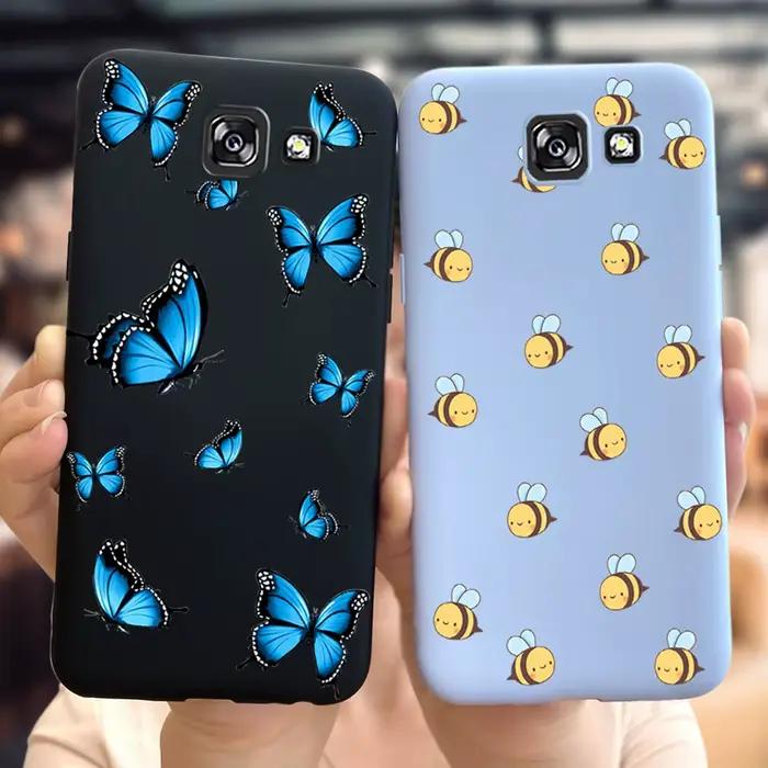 Étui pour Samsung A5 2017 SM-A520F Coque Souple Silicone TPU Protection Complète Motif Dessin Animé Licorne Chat Occasions Spéciales