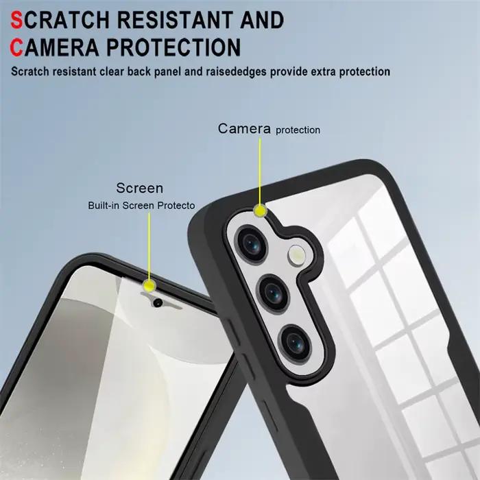 Coque entièrement transparente 360 pour Samsung Galaxy A16 A26 A36 A56 A06 M06 F06 5G