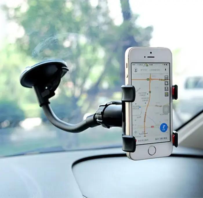 Support de téléphone de voiture universel 360 degrés Flexible tableau de bord pare-brise GPS montage bureau Table