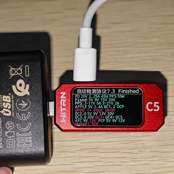 Chargeur Samsung d'origine 45w Super Fast Charge Adaptateur EU US USB C