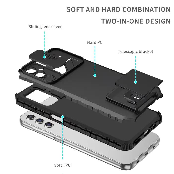 Coque blindée pour Samsung Galaxy A15 5G A25 A35 A55 A05 A05S A14 A24 A34 A54