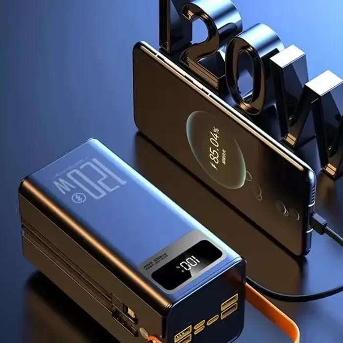 Nouveau chargeur Portable 160000mAh, grande capacité, puissance Mobile 120W, chargeur rapide USB type-c, batterie externe pour téléphone