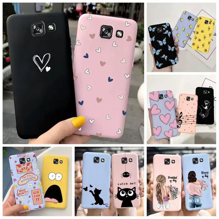 Étui pour Samsung A5 2017 SM-A520F Coque Souple Silicone TPU Protection Complète Motif Dessin Animé Licorne Chat Occasions Spéciales