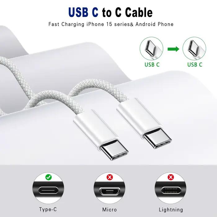 Câble de Charge rapide PD 60W 1m 2m