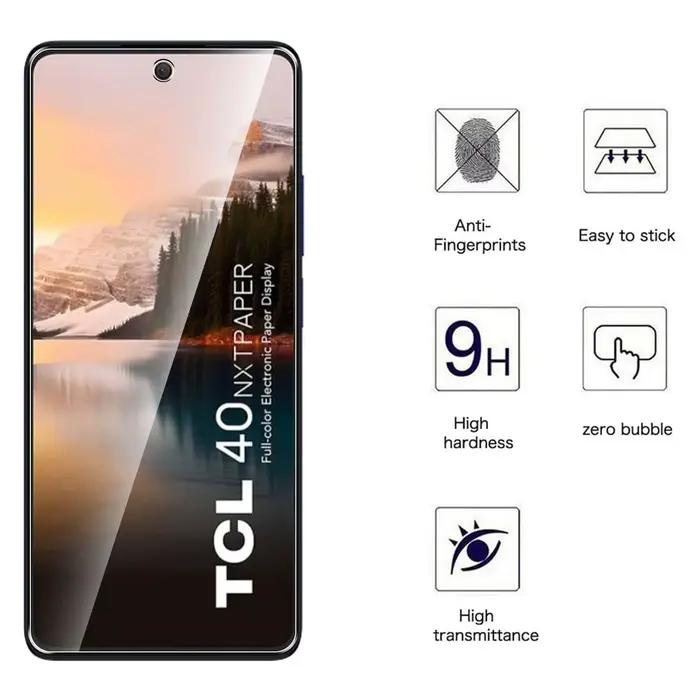 2/4 pièces verre trempé pour TCL 40 NxtPaper 5G 4G Film de protection d'écran