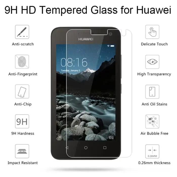 3 pièces 9H verre de protection pour Huawei P30 Lite P40 P20 Pro