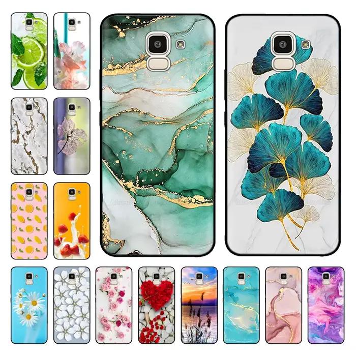 Coque en TPU souple pour Samsung J6 2018 J600F Galaxy J6Plus 2018 J6+ J6 Plus J610F couleurs variées protection anti-rayures anti-dérapante