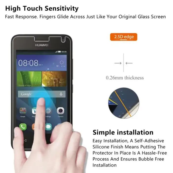 3 pièces 9H verre de protection pour Huawei P30 Lite P40 P20 Pro