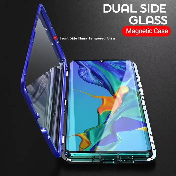 Coque de téléphone magnétique en métal