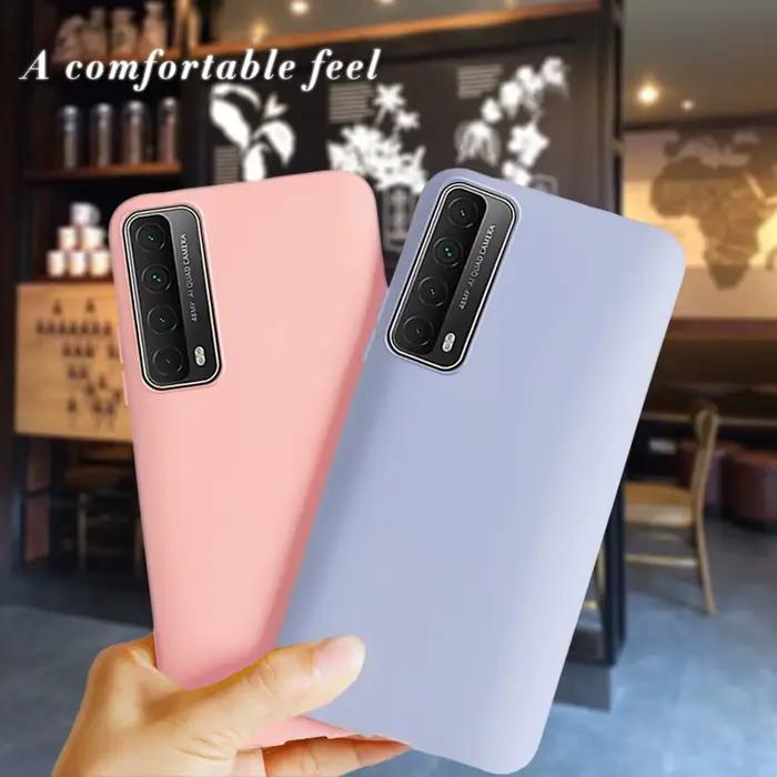 Huawei Y7A 2020 étui de luxe couleur bonbon mat coque de téléphone
