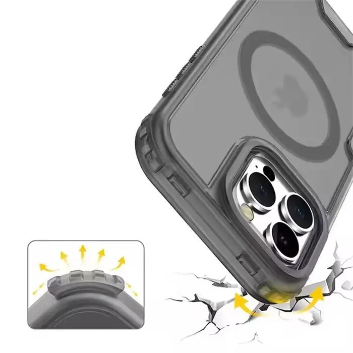 Coque blindée magnétique robuste 3 en 1 pour iPhone 17 Air 16 15 14 13 12 Pro Max Plus 16Pro protection anti-rayures anti-empreintes digitales nouvelle génération