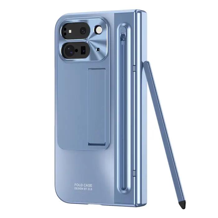 Protection complète Film de verre placage charnière coque de téléphone Google Pixel 9 Pro support pliable