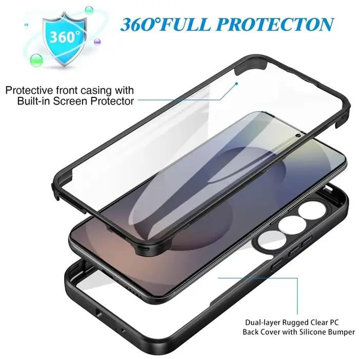 Étui de protection intégrale double face 360° pour Samsung Galaxy S26 Ultra GalaxyS26 Plus S 26 5G