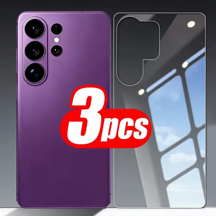 Protecteurs d'écran arrière en verre trempé pour Samsung Galaxy S26 S26Plus, Film arrière transparent Ultra HD anti-rayures pour Samsung S26U S26+