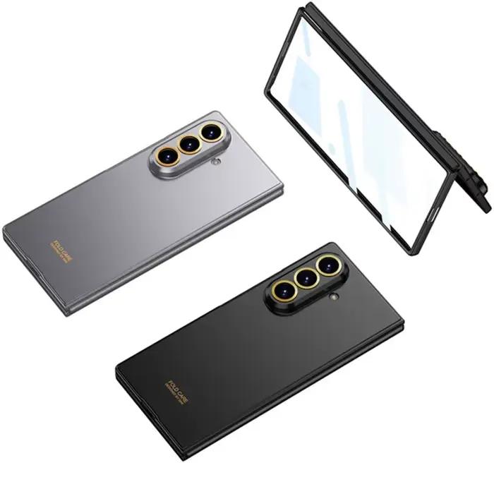 Coque de téléphone Ultra-mince de luxe à la mode pour Samsung Galaxy Z Fold 7 6 5G avec Film de protection en verre