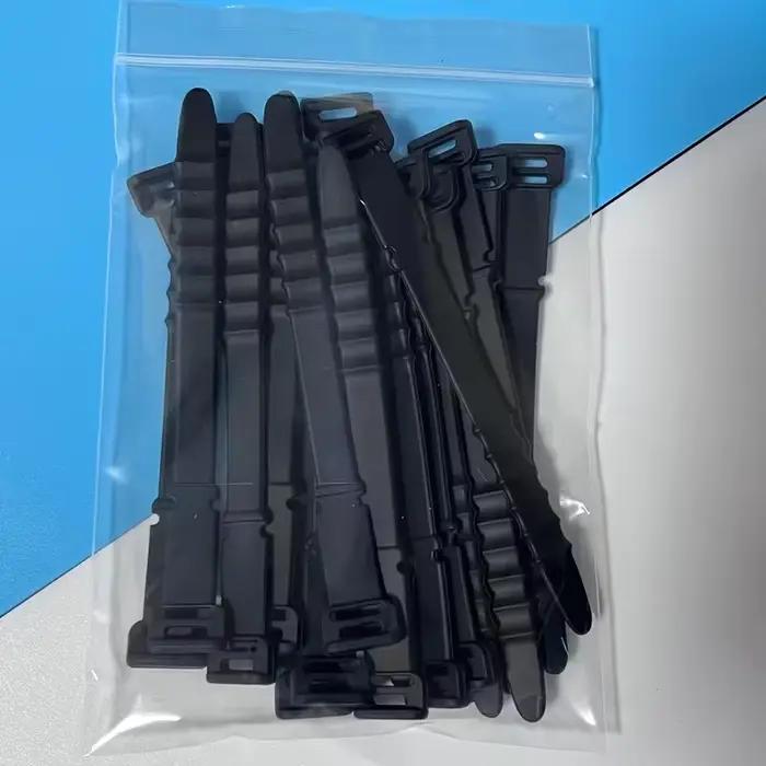 5 attaches-câbles en silicone : Gardez les câbles bien organisés et sans nœuds !