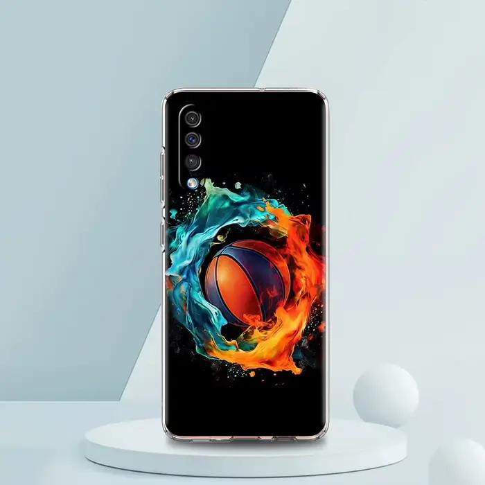 Coque de téléphone transparente Cool Basketball