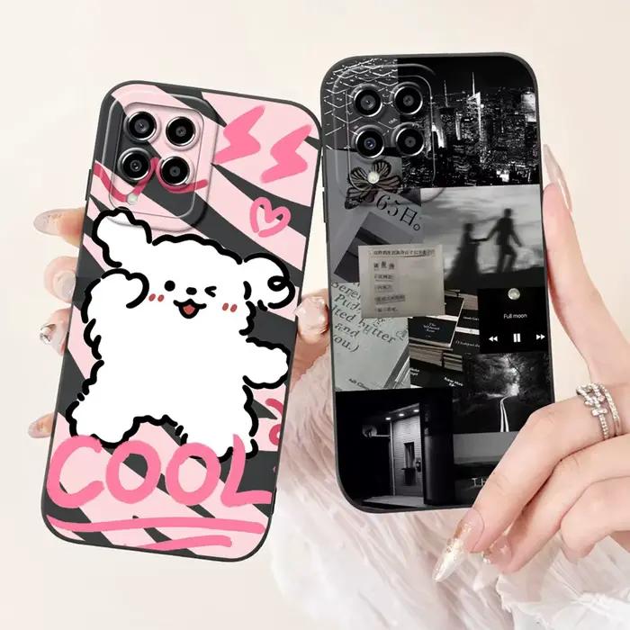 Pour Samsung Galaxy M33 étui SM-M336B Unique couverture de bande dessinée antichoc coque de téléphone