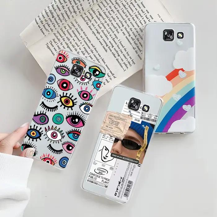 Coque souple transparente pour Samsung Galaxy A5 2017 A5 2016 A520 A510 housse pour Fundas