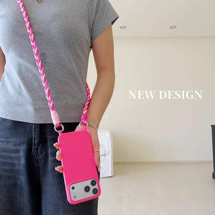 Coque de téléphone avec lanière