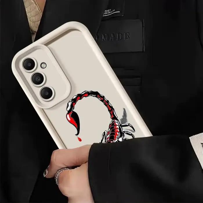 Coque souple pour Samsung Galaxy A14 A32 A16 A26 A22 A33 A24 A13 A36 A23 A12 A34 A56 Scorpion Cool
