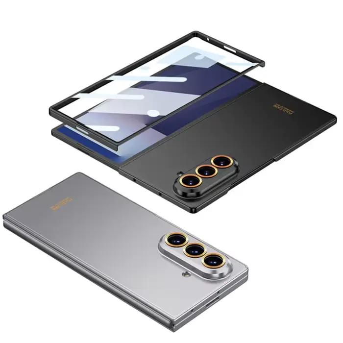 Coque de téléphone Ultra-mince de luxe à la mode pour Samsung Galaxy Z Fold 7 6 5G avec Film de protection en verre