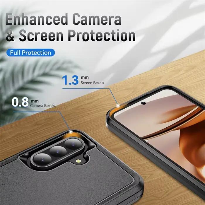 Armure Cas pour Samsung Galaxy S24 FE S22 S23 Plus S21 S25 Ultra Edge A54 A16 5G A56 A36 A26 A55 Dur PC TPU Protecteur Couverture Arrière