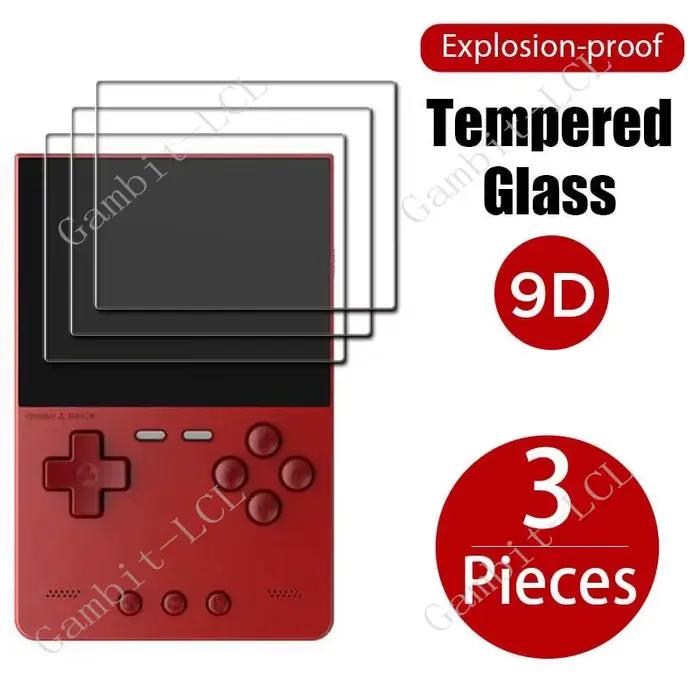3 pièces 9H HD verre trempé pour Trimui brique TG3040 Console Coopreme TrimuiBrick 3.2 "jeux Film de protection d'écran