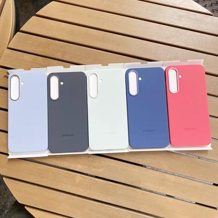 Coque en silicone officielle d'origine Samsung S25 Plus pour Galaxy S25Plus S25 + 5G housse de Protection souple antichoc couverture complète avec boîte