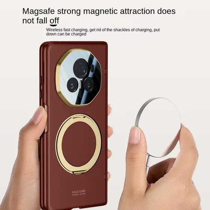 Pour Honor Magic V3 Vs3 360 ° Peau rotative lentille magnétique Protection complète Film en verre trempé coque de