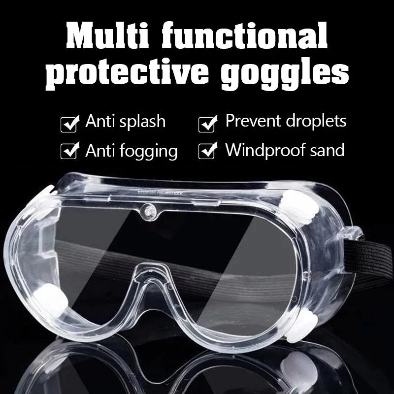 Lunettes de protection anti-éclaboussures, anti-vent, anti-sable, anti-buée, compatibles avec les ma