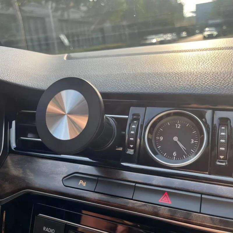 Support de téléphone pour voiture Magsafe, aimant puissant, support de haute qualité pour une utilisation à une main, crochet métallique, support magnétique pour téléphone de voiture